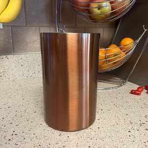 Villa + Marx copper-toned wine chiller